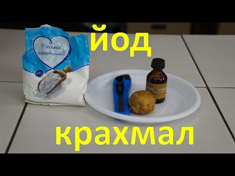 Видео: Йод, крахмал и синий цвет/ ХимХоп