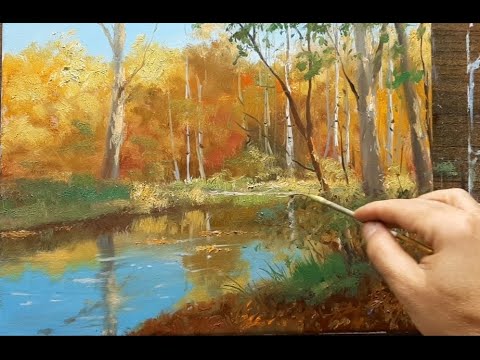 Видео: Осенний пейзаж  Autumn landscape  Vugar Mamedov