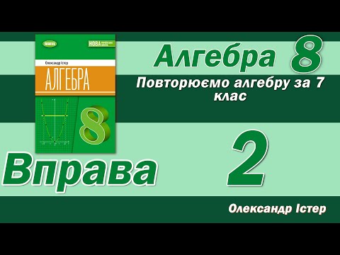 Видео: Істер Вправа 2. Алгебра 8 клас