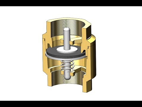 Видео: Принцип работы обратного клапана. Как устроен водопроводный клапан?