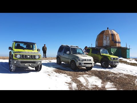 Видео: До вр. Мургаш (1 687 м.н.в.) с 3x Suzuki Jimny - 13 април 2025г.