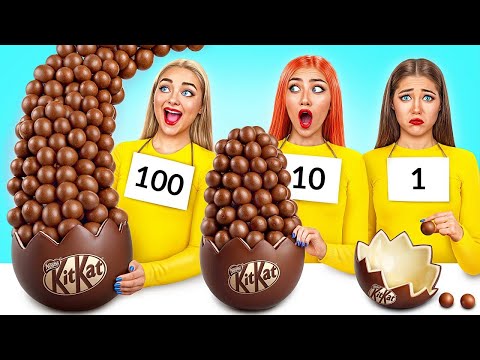 Видео: 100 Слоев Шоколада Челлендж | Смешные Челленджи c Choco DO