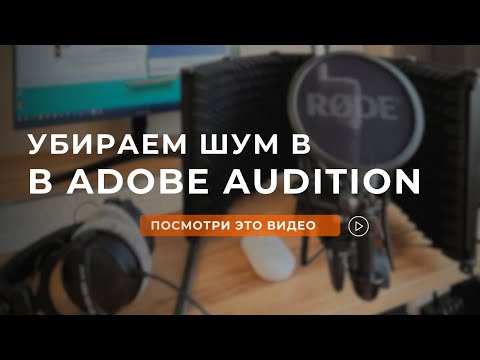 Видео: Как убрать фоновый шум в Adobe Audition 2024