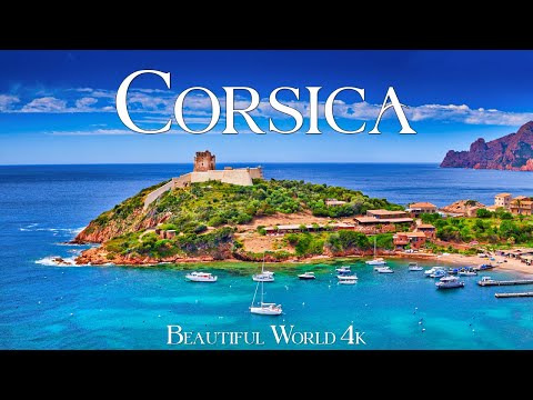 Видео: Corsica 4K Nature Relaxation Film - Расслабляющая фортепианная музыка - Travel Nature