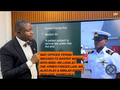 Видео: Почему морской офицер отказался шутить с Уайком: мы рассматриваем Закон о вооружённых силах