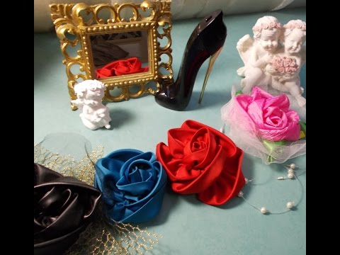Видео: 💗ДЕЛАЕМ РОЗУ ИЗ ТКАНИ.💗