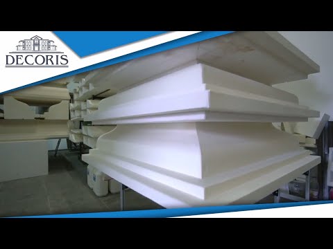 Видео: Фасадный декор из пенопласта. ДЕКОРИС
