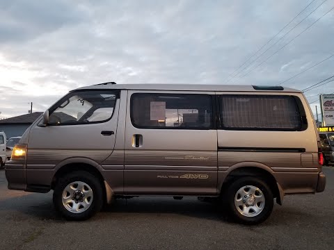 Видео: Toyota Hiace Super Custom LIMITED 1994 KZH106 полный привод