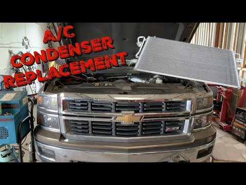 Видео: Замена конденсатора кондиционера Chevrolet Silverado 2014-2018 годов выпуска — Sierra, Tahoe, Yuk...