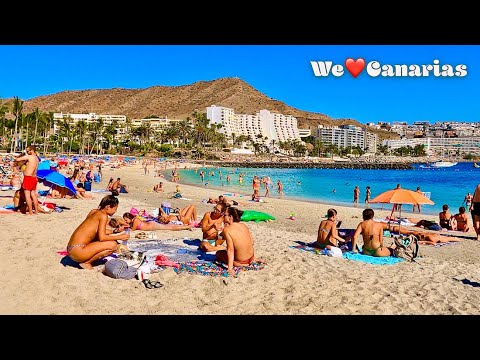 Видео: Гран-Канария Анфи-дель-Мар Пляжная жизнь Ноябрь 2021 г. | We❤️Canarias
