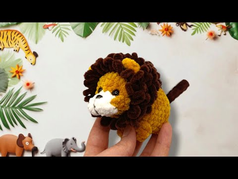 Видео: 🦁 Лев вязаный крючком / Crochet lion - Мастер класс