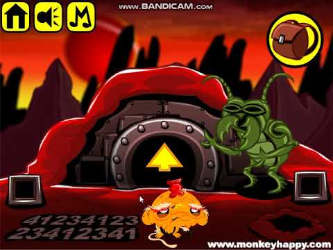 Видео: Счастливая обезьянка, уровень 303 (Monkey Go Happy Stage 303)