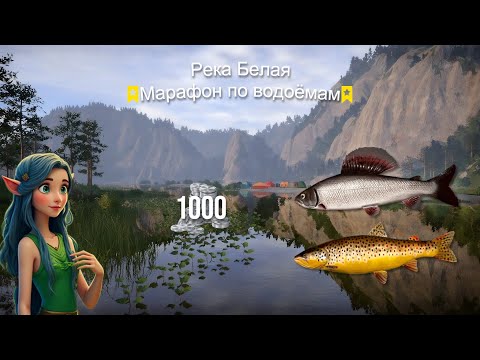 Видео: Марафон по водоёмам. река Белая. Фарм 1000 серебра.