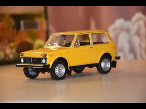 Видео: Полный обзор! Модель автомобиля ВАЗ-2121 Нива 1:24 Hachette/Car model VAZ-2121 Niva 1:24 Hachette