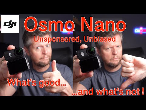 Видео: DJI Osmo Nano: первый независимый и объективный обзор впечатлений