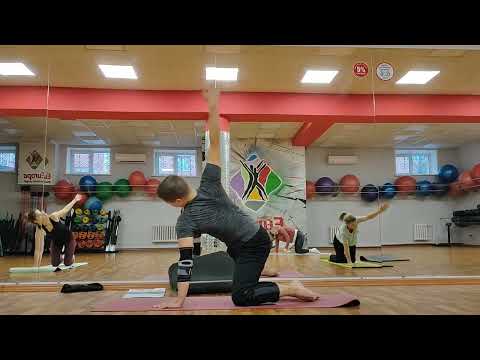 Видео: Виньяса флоу йога. Лёгкость в потоке. 54 мин. Уровень нач.