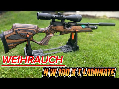 Видео: Weihrauch HW100 KT Laminate .177 мои последние мысли. #пневматическаястрельба #обзор #hw100