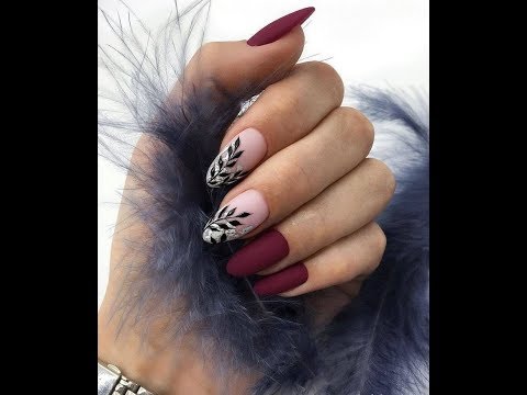 Видео: Дизайн осеннего маникюра 2019/Идеи маникюра на осень/Ногти осень 2019 фото модные тенденции
