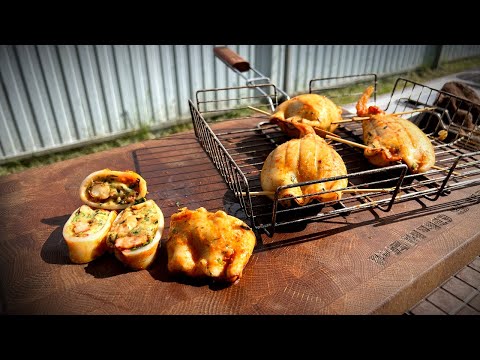 Видео: Фаршированные КАЛЬМАРЫ креветками и сыром. Морской Коктейль - Мужская сила.