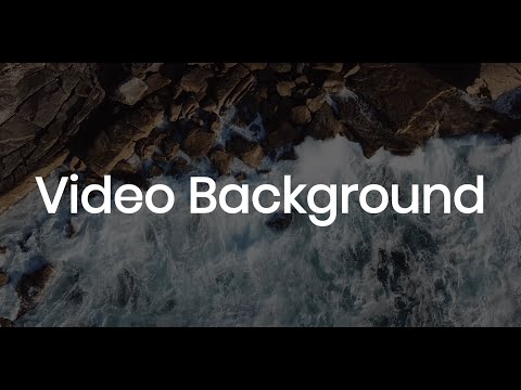 Видео: Делаем видео фон для сайта на чистом HTML + CSS за 5 минут.