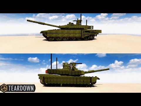 Видео: АБРАМС М1А2 vs Т90М ПРОРЫВ, БИТВА ТАНКОВ в Teardown