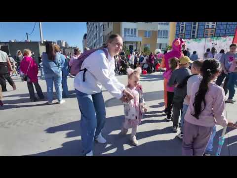 Видео: Посадка деревьев на Микрорайоне Фламинго