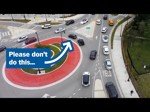 Видео: Я нашел одну из самых странных кольцевых развязок