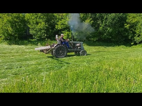 Видео: Випробування Косарки пальці ніж Шумахер.