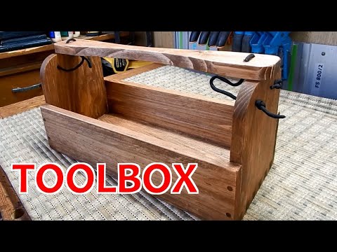 Видео: Wooden Toolbox / Деревянный ящик для инструментов / СТОЛЯРКА