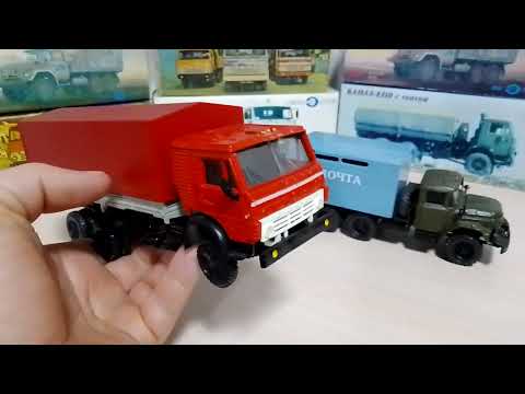 Видео: Модели 1:43 производство "Элекон", подвержены цинковой чумой.