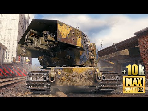 Видео: WT auf E 100 Phönix: Не прилагая больших усилий, отталкиваясь от игры - World of Tanks