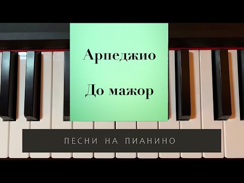 Видео: Арпеджио До мажор