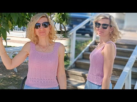 Видео: Майка крючком./ МК 🧶