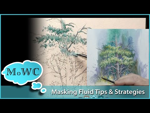 Видео: Знаете ли вы эти профессиональные советы и стратегии по работе с маскирующей жидкостью для акварели?