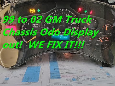 Видео: GM Tahoe Silverado 99-02 и т.д. Одометр и дисплей PRNDL пустые или работают с перебоями. Мы почин...