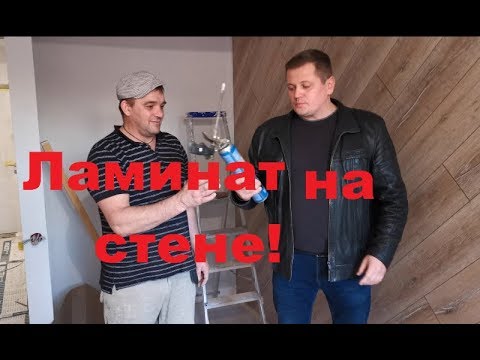 Видео: Укладка ламината на стену.  Как правильно приклеить ламинат к стене?