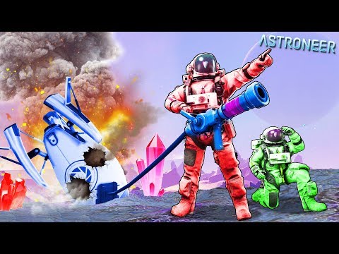 Видео: КРУШЕНИЕ СПАСАТЕЛЬНОЙ РАКЕТЫ НА НЕОБИТАЕМУЮ ПЛАНЕТУ! ВЫЖИВАНИЕ В КОСМОСЕ В ASTRONEER