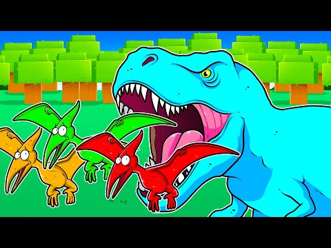 Видео: ЖИЗНЬ Динозавра в Minecraft!