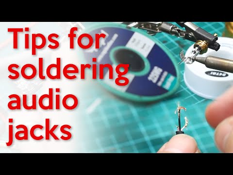 Видео: Советы и рекомендации по пайке аудиоразъемов