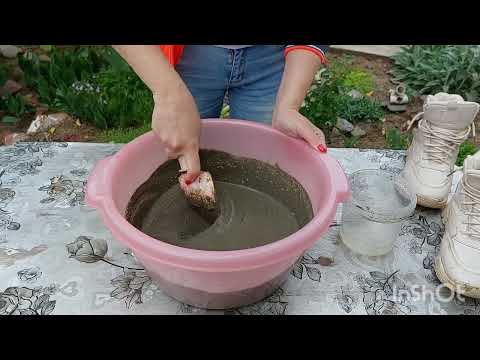 Видео: Взяла ботинки и цемент и сделала крутой декор для сада