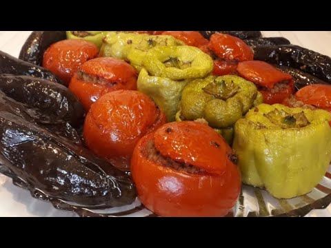 Видео: Как приготовить фаршированные овощи уч баджи