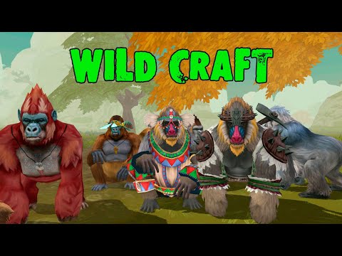 Видео: Полная семья у ГОРИЛЛЫ в WildCraft