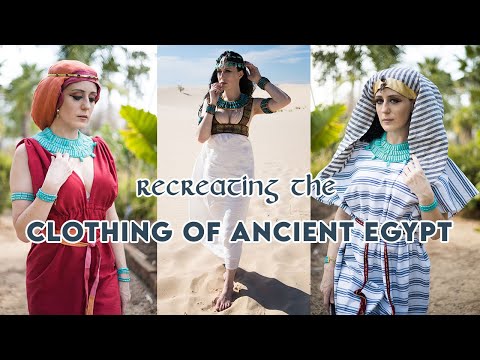 Видео: Что носили древние египтяне? Воссоздание платьев, туник и набедренных повязок