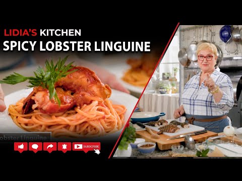 Видео: Острые лингвини с лобстером