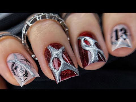 Видео: МАНИКЮР ХЭЛЛОУИН! ЛИТЬЕ на ногтях! Шикарная Кошка на ногтях
