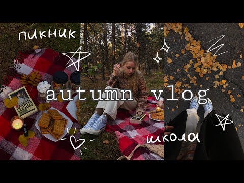 Видео: vlog 🍁🍂| осень | пикник | школа