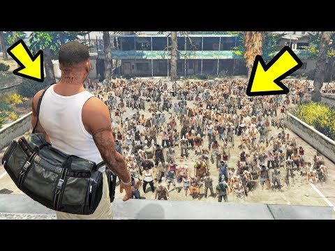 Видео: Самая БОЛЬШАЯ ТОЛПА  Зомби атакует ЛОС САНТОС.. (GTA 5 - Зомби Апокалипсис)