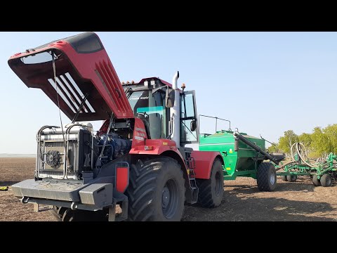 Видео: Кировец К-742Ст, точно нашёл приключения, не большие поломки.