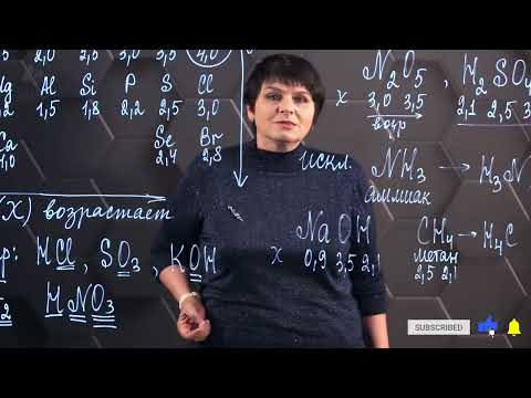 Видео: Электроотрицательность химических элементов. 8 класс.