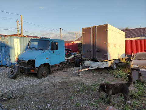 Видео: ЗИЛ бычок за 500. Сняли реф, купили фургон за 3т. Готовим машину к оформлению.
